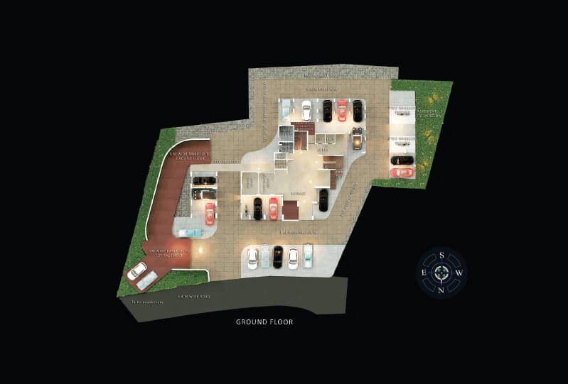 Urbanscape Dynasty - Ground Floor Car Parking