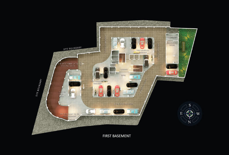 Urbanscape Dynasty - First Basement Car Parking